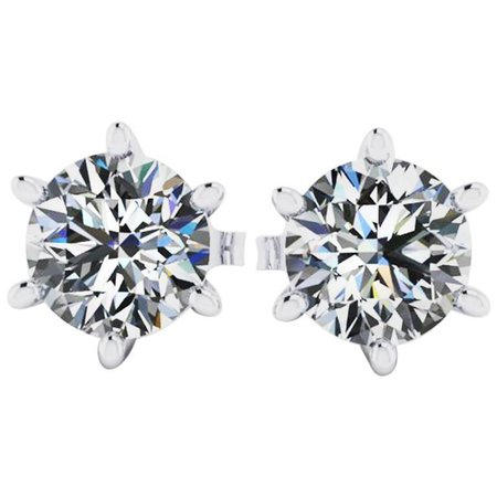 Diamond earrings studs