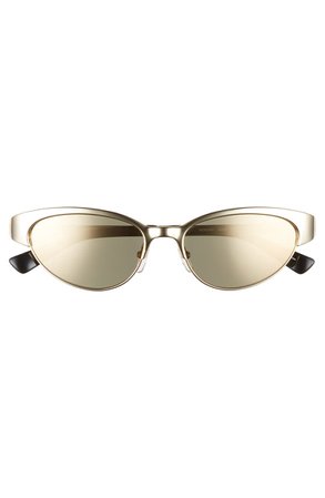Moschino 54mm Mirrored Cat Eye Sunglasses