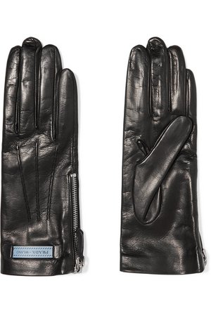 Prada | Leather gloves | NET-A-PORTER.COM