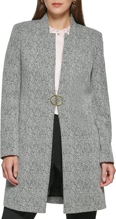 Amazon.com: DKNY Long Womens Dd Novlety Topper : Clothing, Shoes & Jewelry