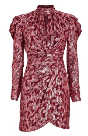 Jonathan Simkhai: Metallic Jacquard Wrap Dress