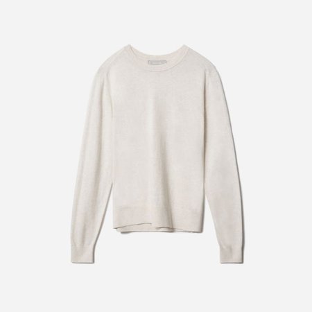 Women’s Organic Cotton Crewneck Sweater | Everlane white