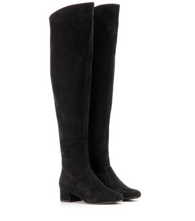 BB 40 suede over-the-knee boots