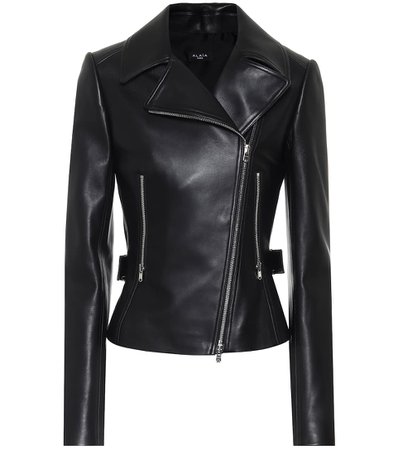 ALAÏA Leather biker jacket