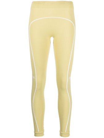 Off-White logo-intarsia high-waist Leggings - Farfetch
