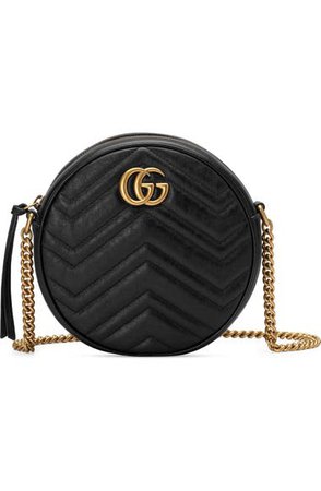 Gucci Mini GG Matelassé Round Leather Shoulder Bag | Nordstrom