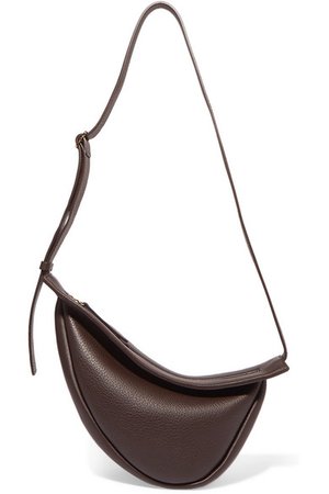 The Row | Slouchy Banana textured-leather shoulder bag | NET-A-PORTER.COM