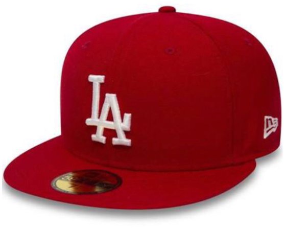 red la fitted cap