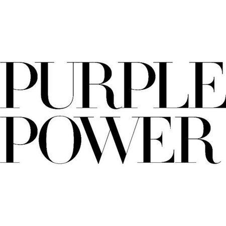Purple Power text