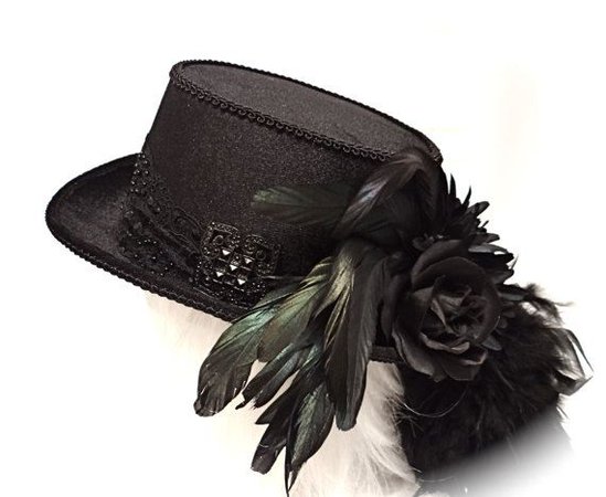 top hats for women feathered - Google Search
