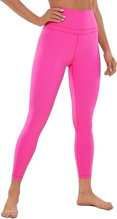 Colorfulkoala Women's High Waisted Tummy Control Workout Leggings 7/8  Length Yoga Pants with Pockets (S