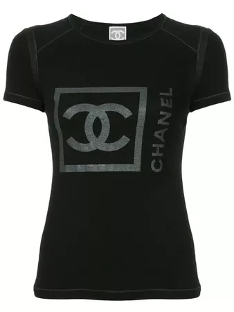 Chanel Vintage t-shirt à Logo à Manches Courtes - Farfetch