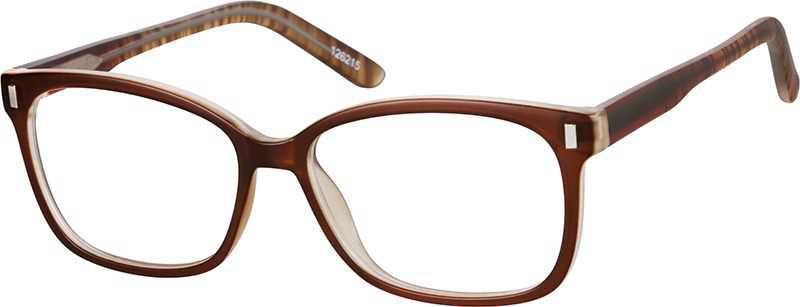 Brown Square Eyeglasses #126215