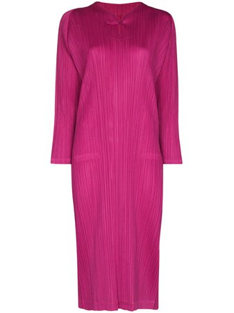 Shop Pleats Please Issey Miyake September plissé midi dress with Express Delivery - FARFETCH