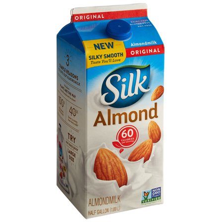 *clipped by @luci-her* Silk Almond Milk – Demarest Farms
