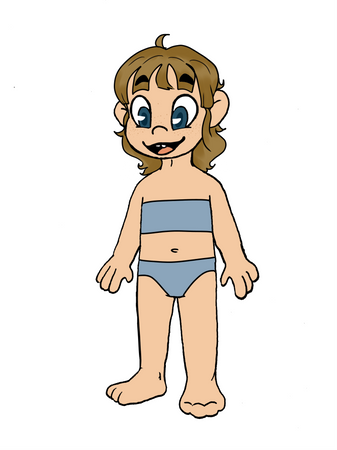 cartoon girl doll- Ari