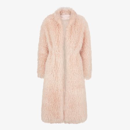 Coat - Pale pink mohair coat | Fendi