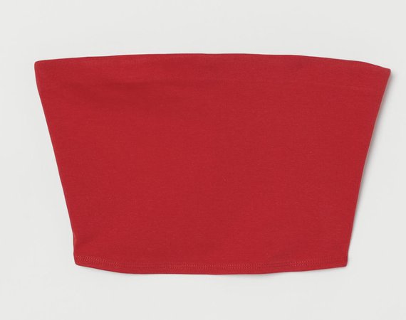 H&M red tube top