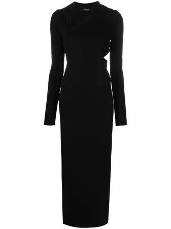 Versace cut-out Hooded Maxi Dress - Farfetch