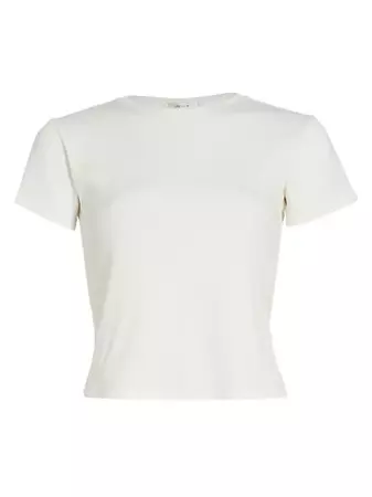 Shop The Row Fedras Cotton-Blend T-Shirt | Saks Fifth Avenue