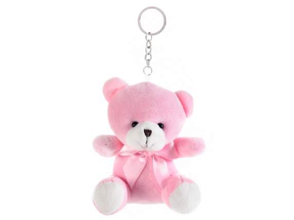 pink teddy bear keychain