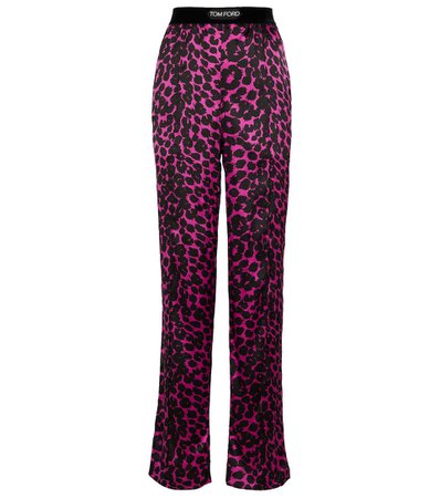 Tom Ford Leopard-print pants