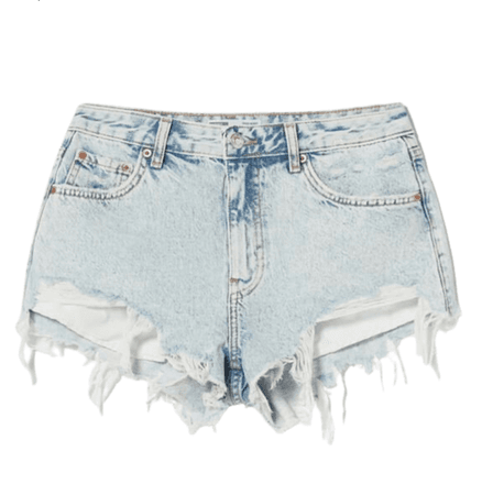 ripped Jean shorts