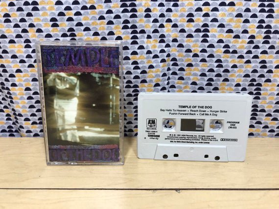 Temple of The Dog self titled Vintage Cassette 1991 A&M | Etsy