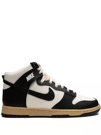 Nike Dunk High Retro "Vintage Panda" Sneakers - Farfetch