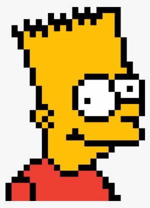 Pixel Bart Simpson - Pixel Transparent PNG - 1200x1200 - Free Download on NicePNG
