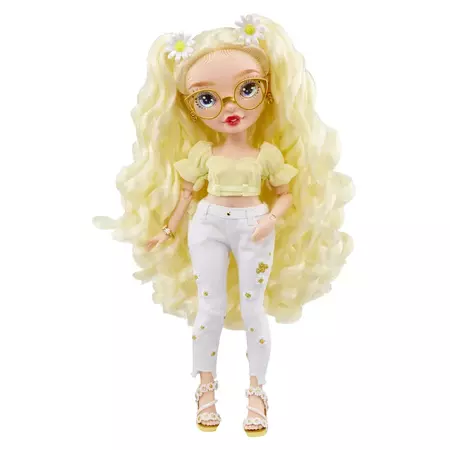 Rainbow High Delilah Fields- Buttercup Yellow Fashion Doll with Albinism & Glasses. 2 Designer Outfits to Mix & Match with Accessories, Great Gift for Kids 6-12 Years Old and Collectors - Walmart.com
