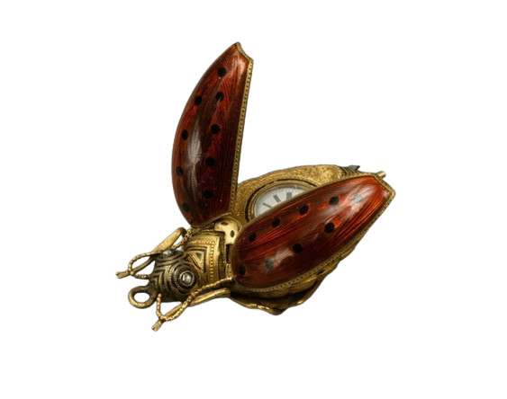 Watch in the form of a beetle, ca. 1850–60