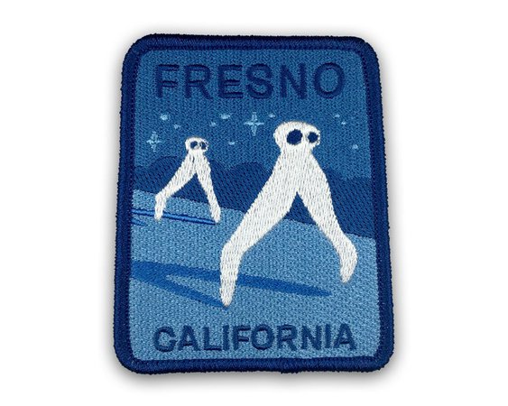 Fresno, California Travel Patch (Nightcrawlers)