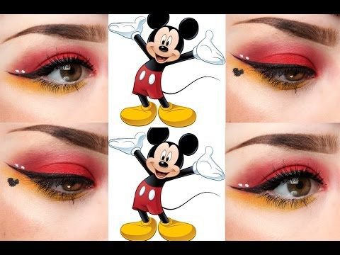 Mickey Mouse Inspired Eyeshadow