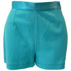 Gianfranco Ferre Turquoise Shorts