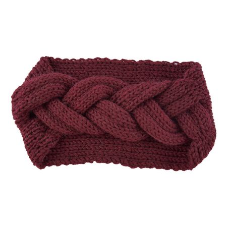 Ladies Knitted Wool Headband Crossover Head Cover – The EB Emporium