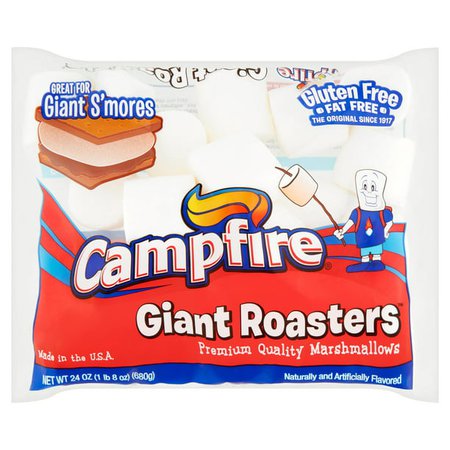 Campfire Giant Roasters Premium Quality Marshmallows, 24 oz - Walmart.com