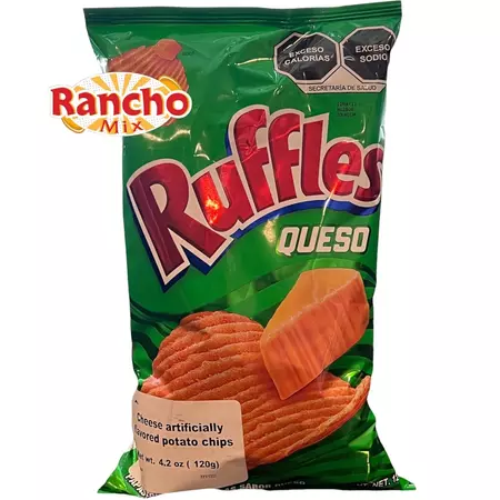 Sabritas Ruffles Queso (Pack of 3) - Walmart.com