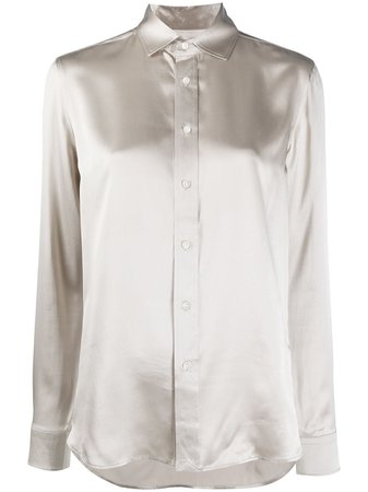 Polo Ralph Lauren long-sleeve silk shirt - FARFETCH