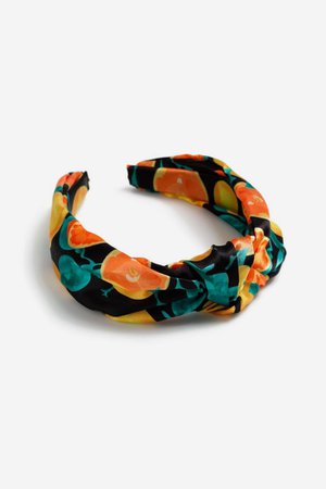 **Fruit Print Knot Headband | Topshop