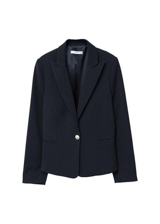 MANGO Peak lapel suit blazer