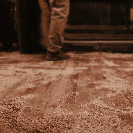 sawdust floor