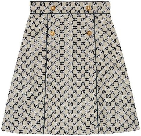GG canvas A-line skirt