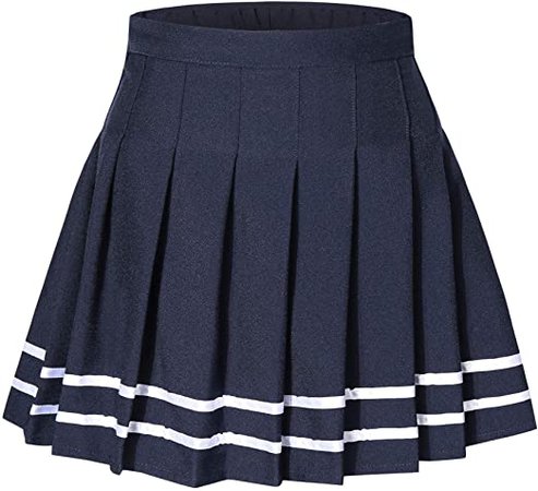 Amazon.com: Tremour Little& Big Girls Uniform Skort Adjustable Waist Pleated Skirt 2 Years - 14 Years: Clothing