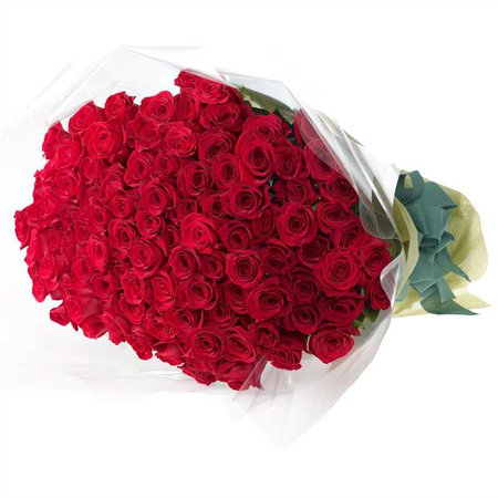 Lucky 99 Roses Bouquet Red - Roses Only Featured Products delivered to Australian Delivery Location, Australia - Roses Only
