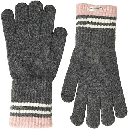 Steve Madden Women's 3 Stripe Magic Glove, Heather Grey, One Size: Amazon.ca: Clothing & Accessories