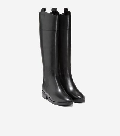 Women's Hampshire Riding Boot in Black | Cole Haan