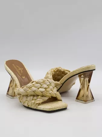 Straw Design Mule Sandals | SHEIN USA