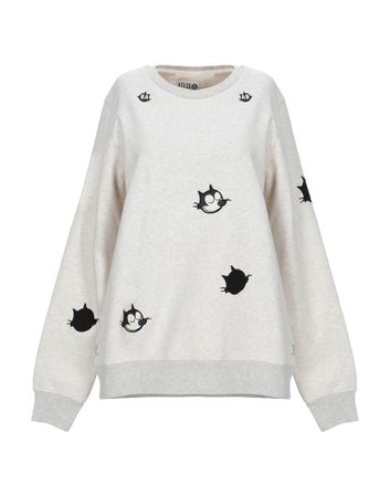 Felix The Cat Sweatshirt - Women Felix The Cat Sweatshirts online on YOOX United States - 12347509VO
