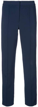 pintuck cigarette trousers
